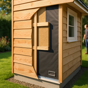 Holzverkleidung und Dämmung im Garten – gartenarchitekt.net
